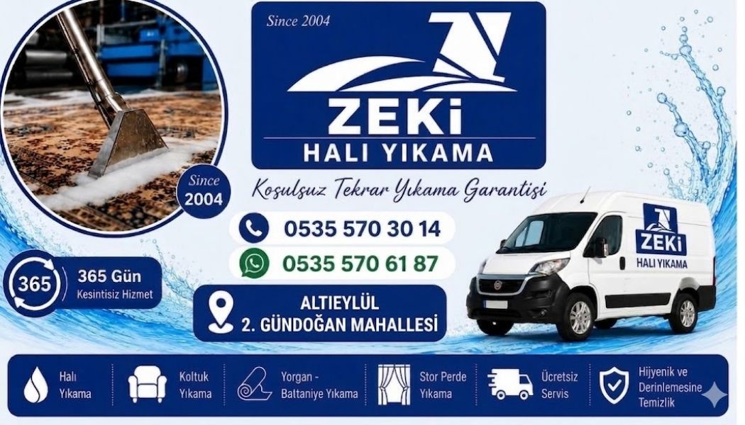Altıeylül 2. Gündoğan - Profesyonel Halı Yıkama Hizmeti